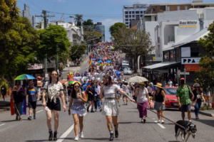 The First Brisbane Pride March, 1990